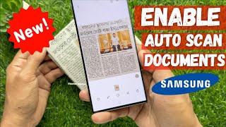 How to Enable Auto Scan Documents on Samsung Galaxy S23 Ultra