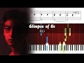 Joji - Glimpse of Us - ACCURATE Piano Tutorial   SHEETS