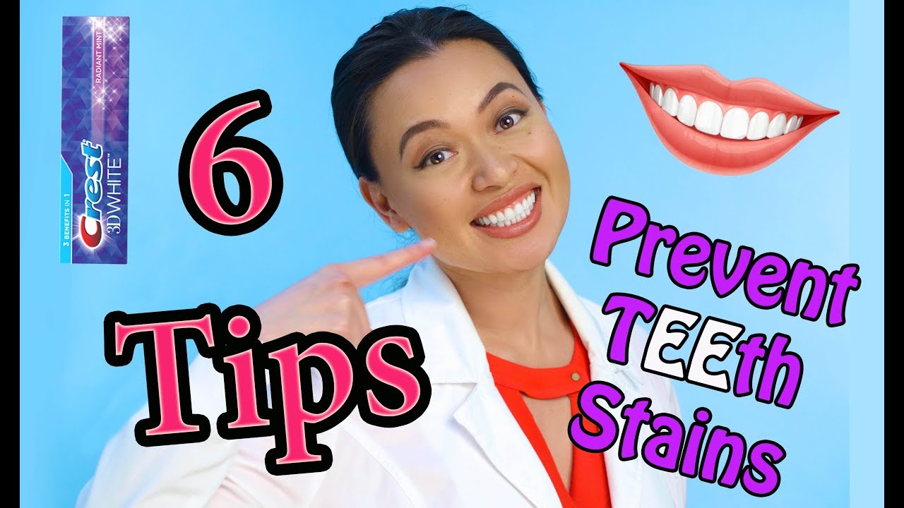 6 Tips To Prevent Teeth Staining | Dentist Recommendation