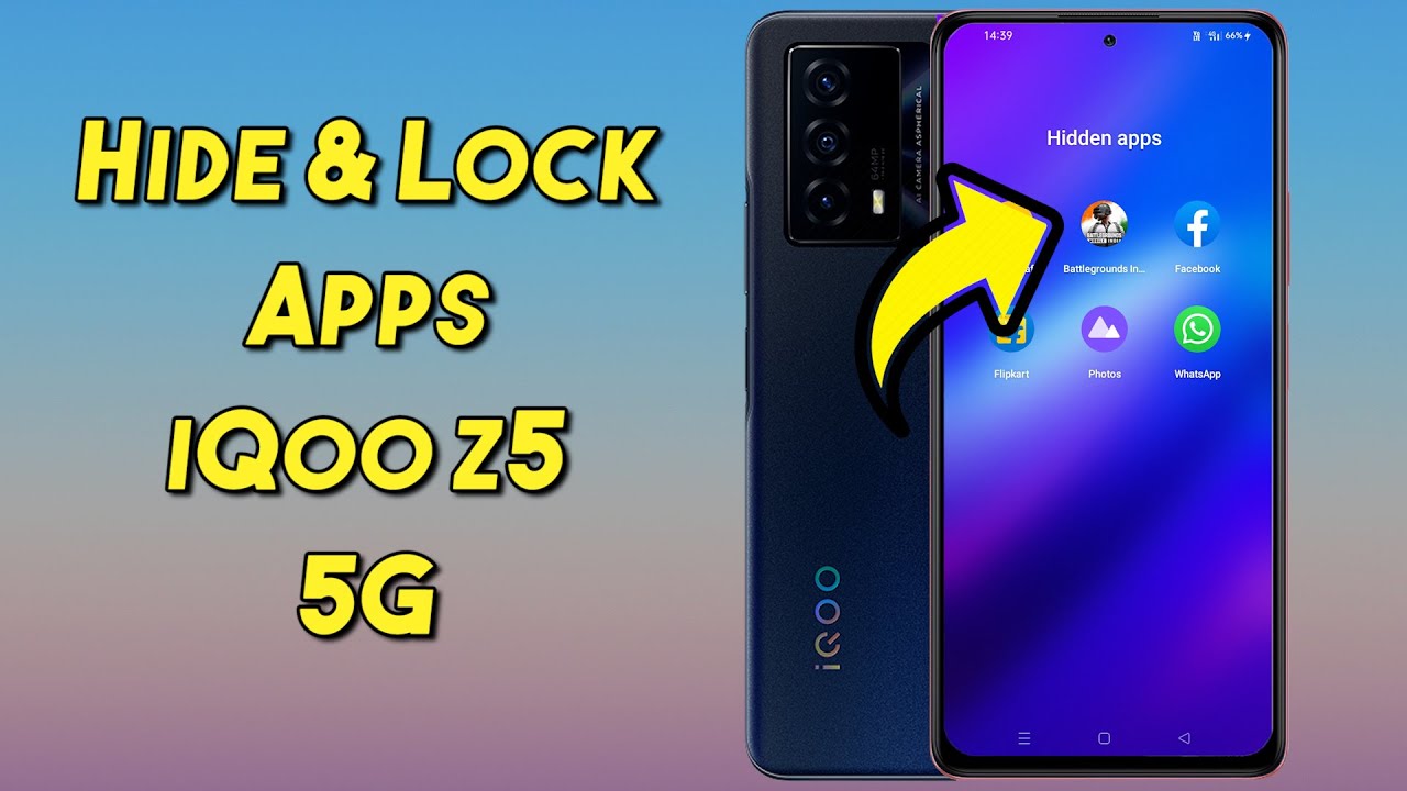 How to Lock & Hide Apps in iQOO Z5 5G - YouTube