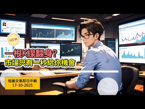 一根K線翻身？市場只有一秒給你機會