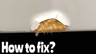 Fixing bathroom furniture damaged by water