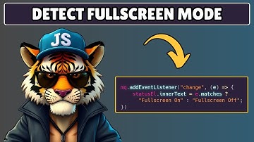 How to Detect Fullscreen Mode in Javascript