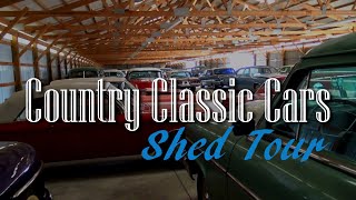 Shed Tour  Country Classic Cars  Hot Rods and Classics