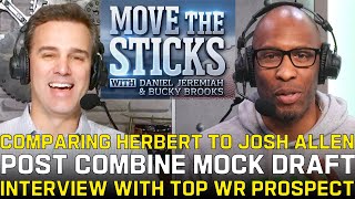 Justin Herbert is Josh Allen, Post Combine Mock Draft, Interview with Top WR Prospect | MTS Podcast