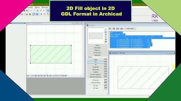 #Archicad #begineer #Tutorial - #2D Fill Tools #object in 2D GDL Format