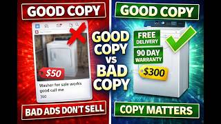 Good Copy vs Bad Copy: Why Some Appliance Ads Sell FAST