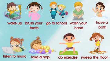 Daily Activities | Học các Hoạt động hằng ngày bằng tiếng Anh | Activities For Kids | Oh Vui Kids