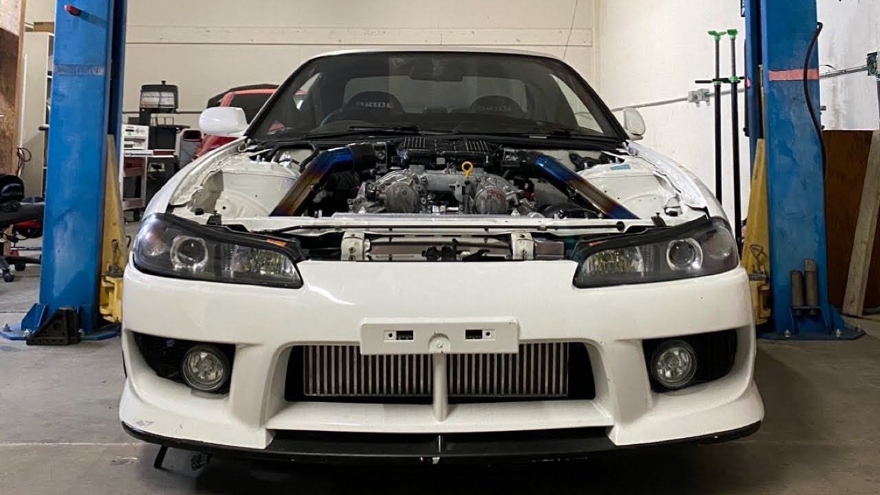 First Start Up On My Turbo V6 S15!!