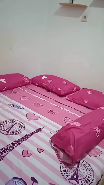 Review Sprei Bonita tipe Pink Paris Bahan Lembut Anti Luntur #shorts #bonita