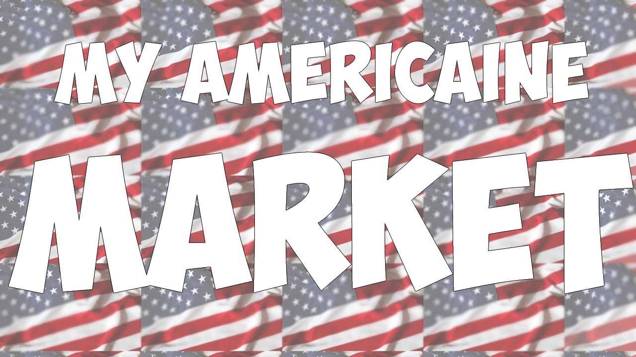 je mange des produits americain (my American market) YouTube