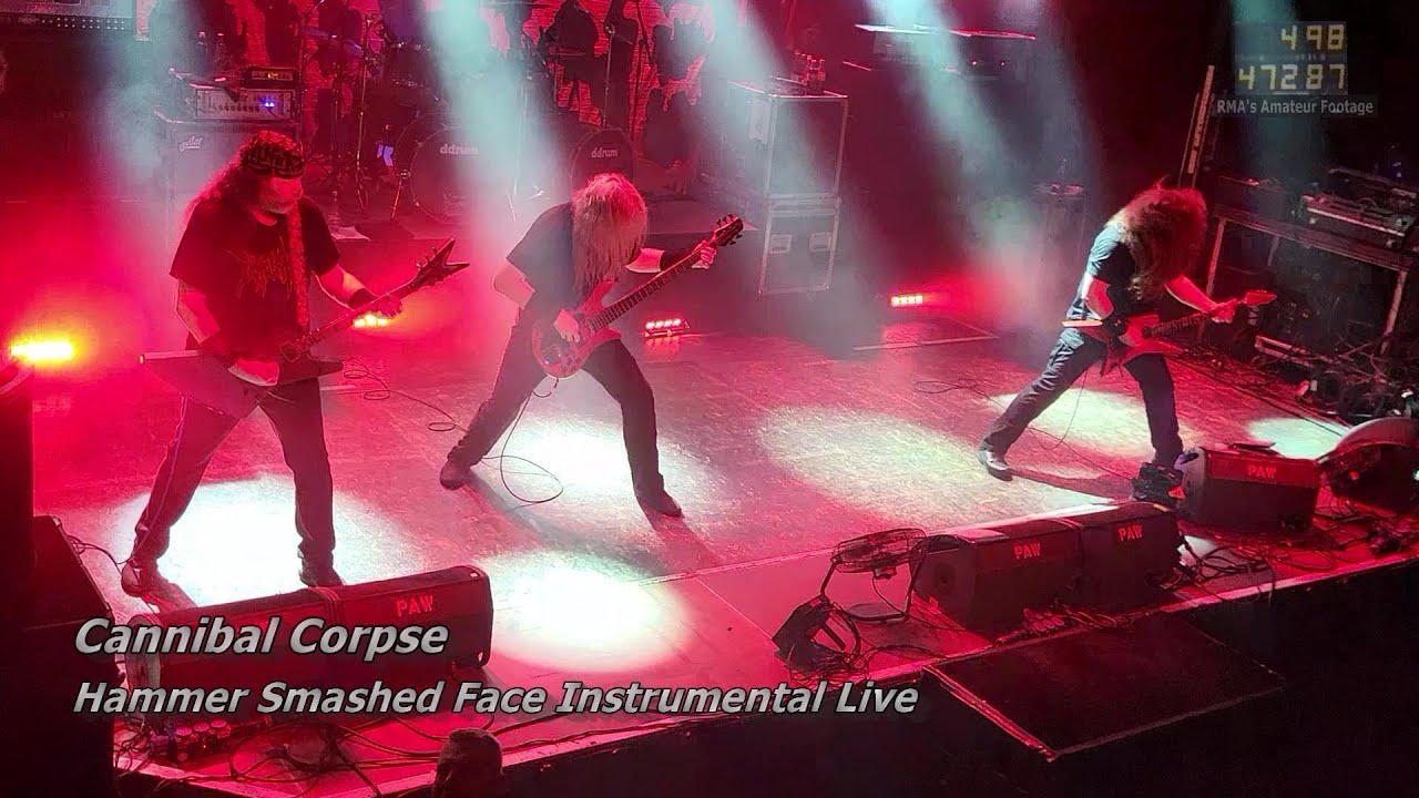 Cannibal Corpse - Hammer Smashed Face Instrumental || Live Geiselwind 2023