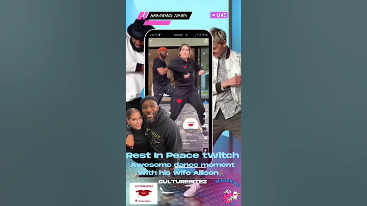 #Breakingnews awesome dance moment between #tWitch and his wife Allison! #restinpeace #culturebitez