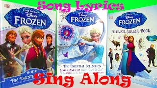 Disney Frozen The Essential Collection Sing Along Lyrics & Sticker Book Collection Toy Review, DK
