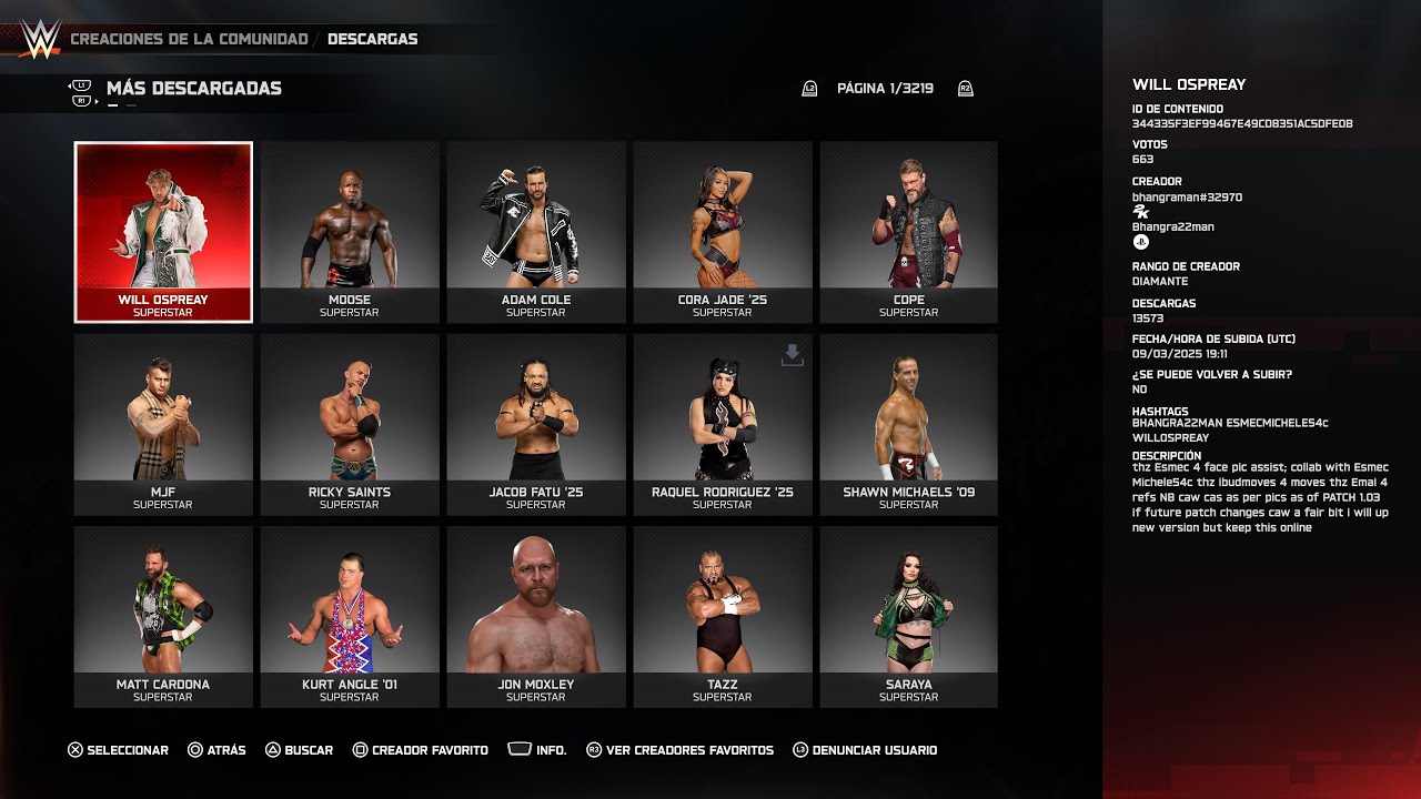 WWE 2K25: BEST CAWS OF THE WEEK (03/16/25) - (03/09/25) | #1 | MEJORES ...