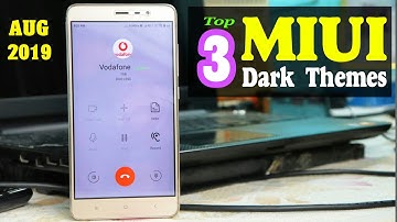 Top 3 MIUI Dark 🌚 Themes