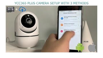 YCC365 Plus Indoor home Security 1080p IP Camera 3 Simple Ways Setup