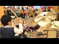 「壬申の乱」ライブで叩いてみた4歳児
