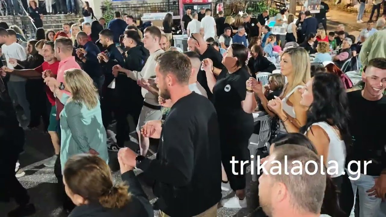 Καλογριανή Καλαμπάκας Τρίκαλα ετήσιος χορός δημοτική βραδιά παραδοσιακό γλέντι μέρος 4ο 17-8-2025