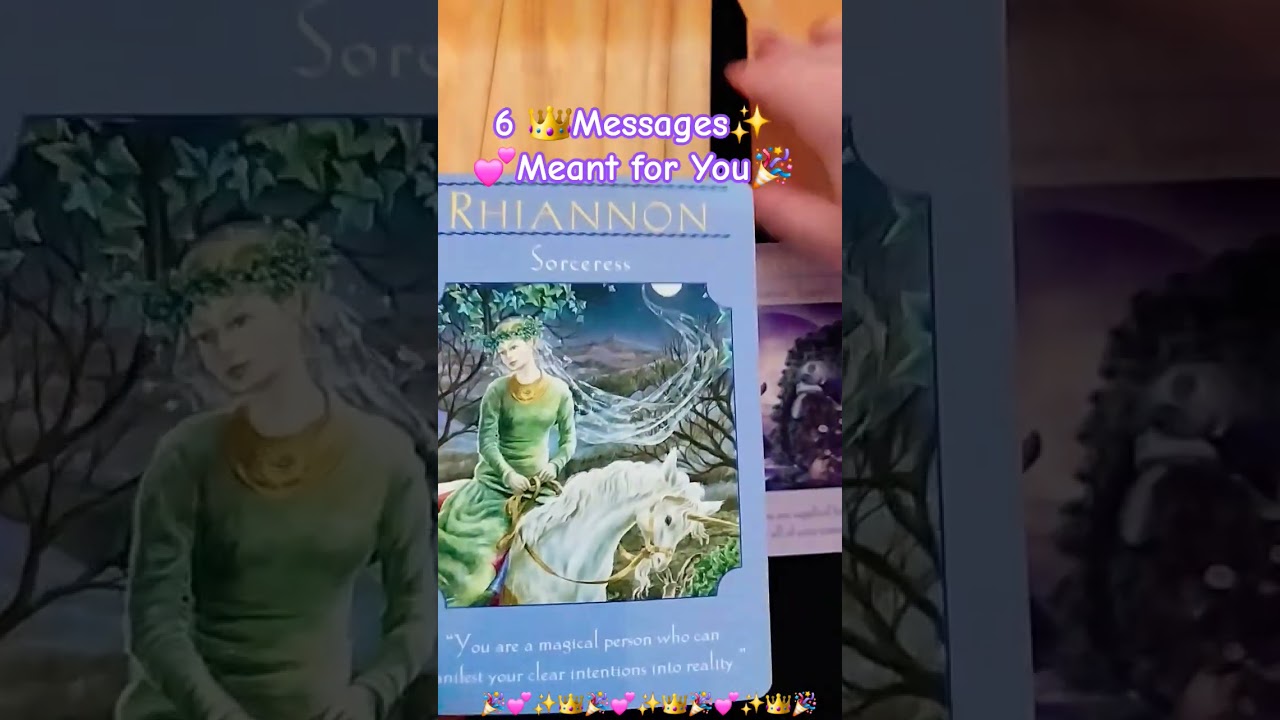 6️⃣ посланий, предназначенных для вас 🎉 Руководство богини 👑 Гадание на картах Оракула 