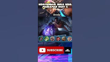 REKOMENDASI BUILD HERO MARKSMAN PART 2| #Shorts#mlbb