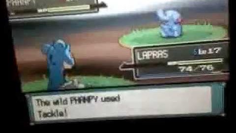 how to get the phanpy in pokemon platinum it