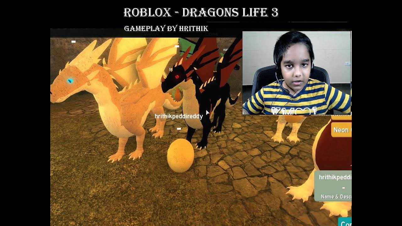 Roblox Dragons Life 3 Gameplay By Hrithik Listen English Pronunciation From Video Fun Talk Practice English Speaking - roblox youtube dragons life shyfoox