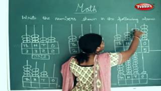 std 4th maths | write the numbers shown in the following abacus | knowing numbers