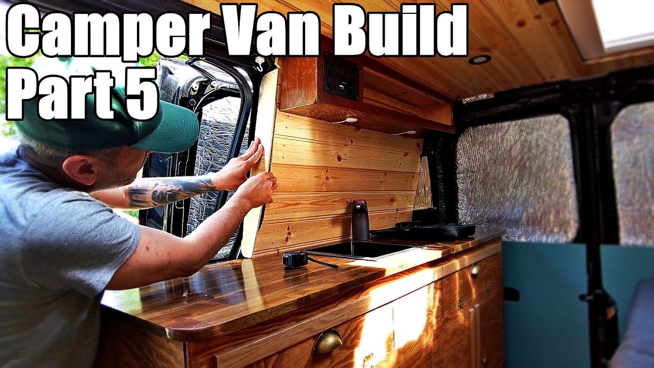 Camper Van Build Part 5 - Fixing small details - YouTube