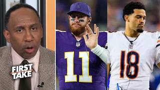 FIRST TAKE | Caleb Williams is the future Josh Allen - Stephen A. credits Bears will beat Vikings