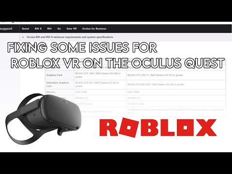 How To Play Roblox With The Oculus Quest Troubleshooting Youtube - roblox vr oculus quest no pc