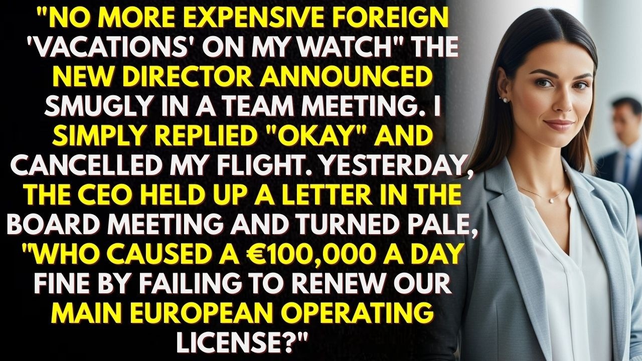I Let the Director Cancel My 'Vacation' - Then He Cost Us €100k/Day | #CorporateCheckmate