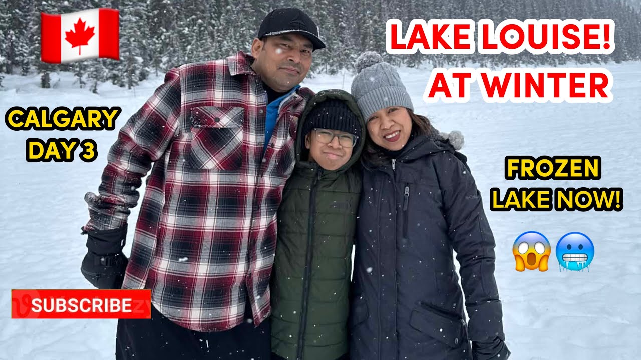 WALKING ON LAKE LOUISE I A WINTER WONDERLAND EXPERIENCE| LIFE ABROAD | @NepalipinoTV