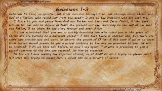 Galatians 1-3