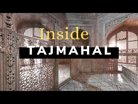 Tac Mahal'in İçine Girin ve Güzel İç Mekanını Görün | Tac Mahal İç Görünümler, Hindistan