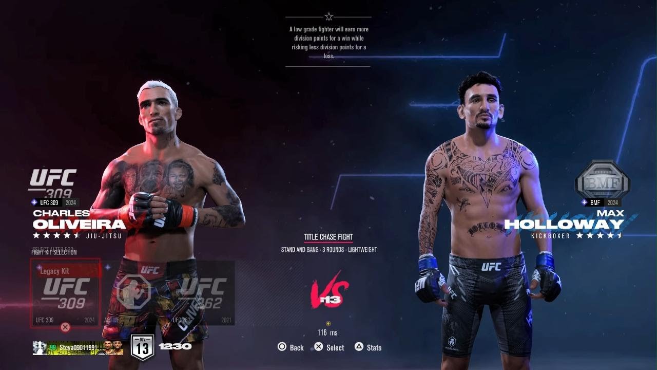 EA SPORTS UFC 5_Holloway vs Oliveira