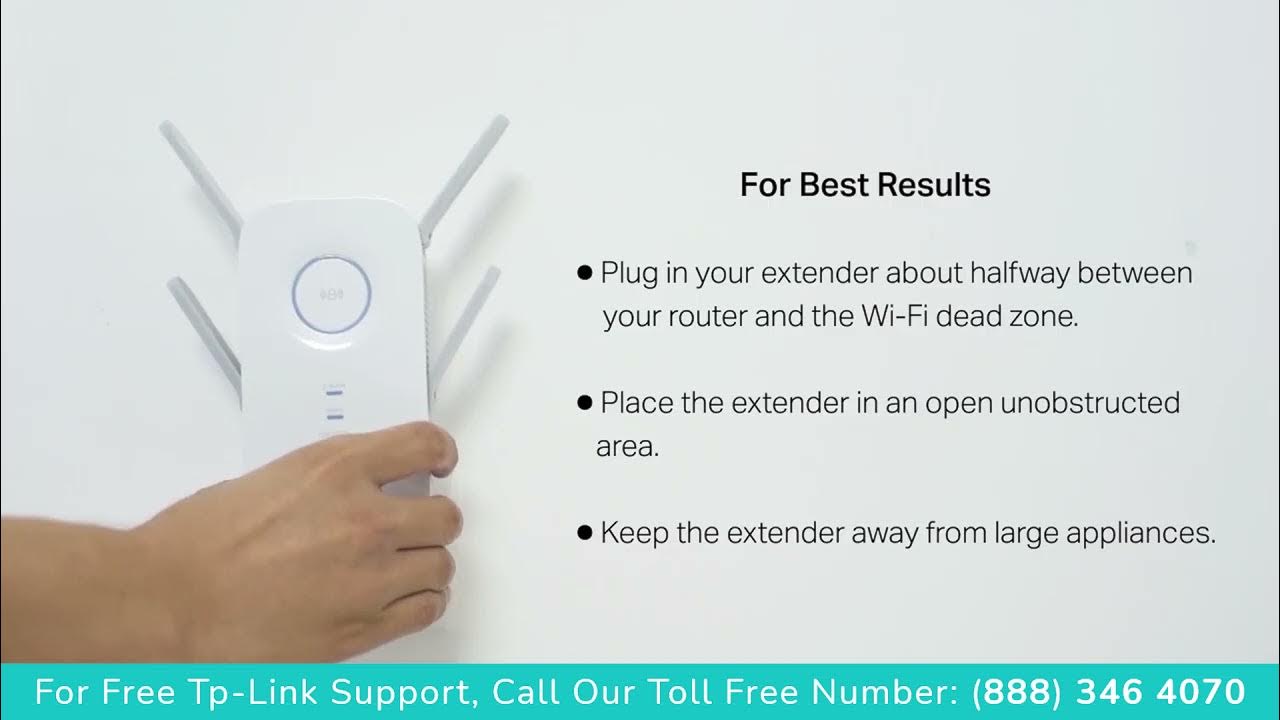Tp Link Extender Setup Via The Tether App Model Re105