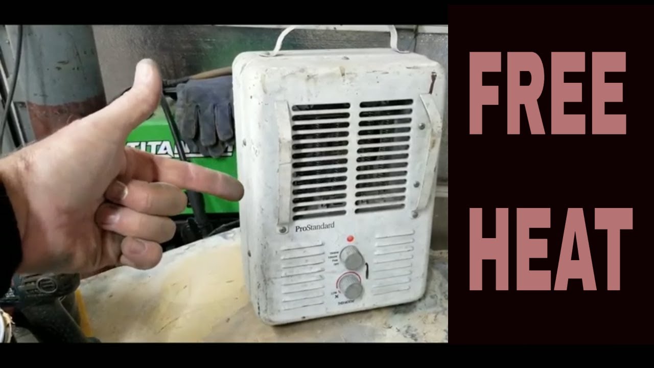 FREE space HEATER can we fix it ? will it run ? again - YouTube