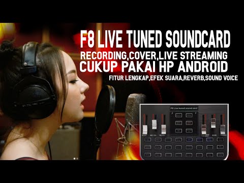 Riview f8 tuned live soundcard Vs mic bm800 kondensor