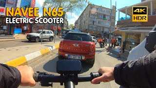 Navee N65 Electric Scooter - Istanbul Tuzla Ride (Environment Sound Only) 4K