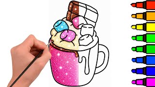Fun Ice Cream Coloring Pages | Learn Colors for Kids | Creative Drawing & Painting 