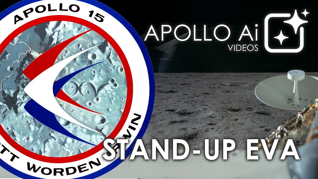APOLLO 15 - David Scott - Standup EVA - Hadley Rille Complex