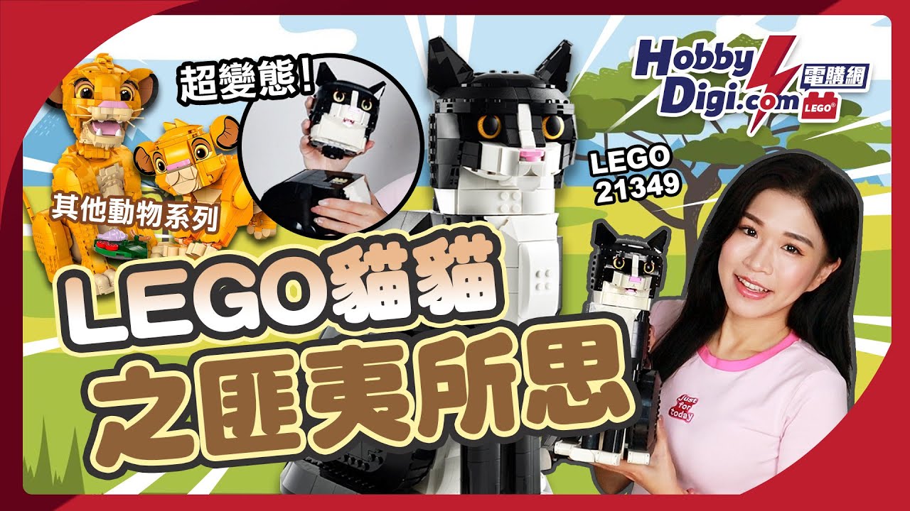 LEGO樂高】貓貓之匪夷所思⁉️居然沒有最可愛的肉球❓ | LEGO 21349 賓
