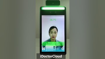 iDoctorCloud facial recognition thermometer