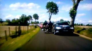 2011ツール・ド・フランス第９ステージ：車と接触事故