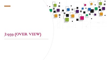 J1939 Introduction and overview