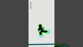 FlipaClip Alan Becker Kick Animation | how to animate Stickman kick screenshot 2