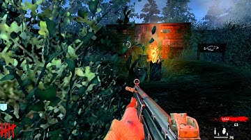 CoD WaW: Custom Zombie Map Train Second Attempt Part 1 SOLO (PC) ᴴᴰ