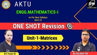 UNIT-1 I Matrices  I ONE SHOT REVISION I Maths by Gulshan Sir I Gateway Classes I AKTU IRGPV screenshot 5