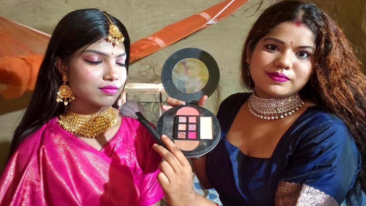 ASMR|| Party Makeup Roleplay Doing My Sweet Sister|| @asmrsangi7044 👄💅💄